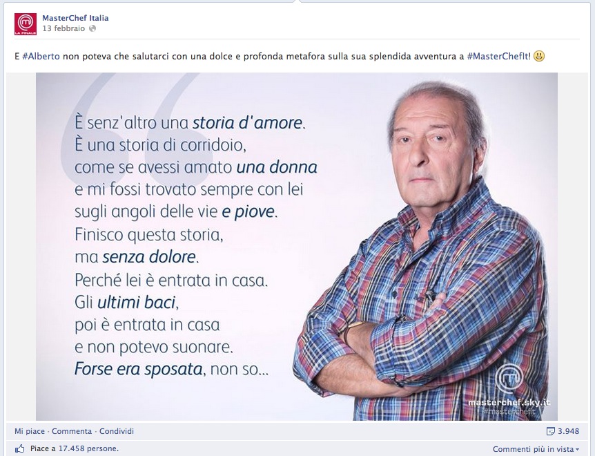 Alberto MasterChef Italia