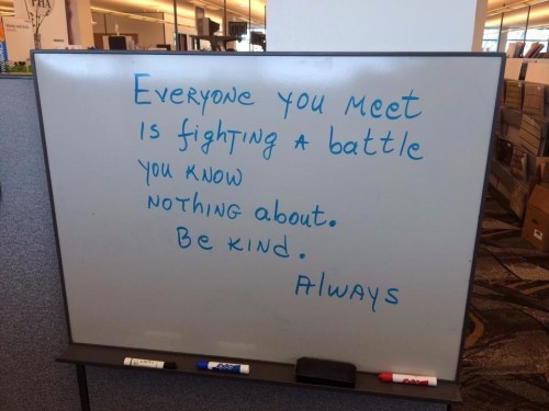 be kind